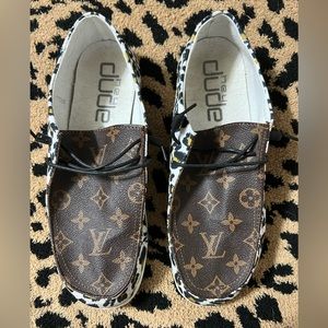 Hey Dude x LV Shoes Women’s 10